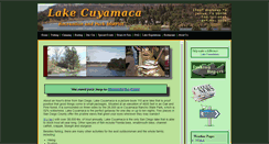 Desktop Screenshot of lakecuyamaca.org