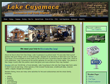 Tablet Screenshot of lakecuyamaca.org